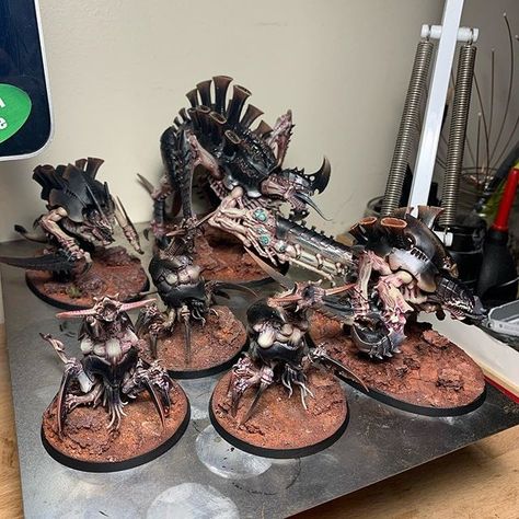 Grim Dark Tyranids, Tyranids Paint Scheme, Tyranid Hive, 40k Tyranids, Warhammer 40k Tyranids, 40k Painting, Warhammer Figures, Warhammer Paint, Warhammer Aos