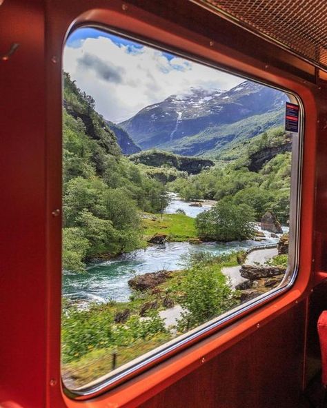 Visit Norway on Instagram: "2022 in review ✨ The year in images The picture you liked the most in June 2022 📸 @norwegian_coastallife Holiday on rails! 🚞🚊🚉🛤 Experience the Flåm Railway 📸🤩 The Flåm Railway has been described as one of the most beautiful train journeys in the world and is one of the leading tourist attractions in Norway. The train runs from the end of Aurlandsfjord, a tributary of the Sognefjord, up to the high mountains at Myrdal station. The journey features the finest asp Norway By Train, Norway Life, Norway Aesthetic, 2025 Inspiration, Flam Norway, Norway Trip, Visit Norway, Train Journey, June 2022