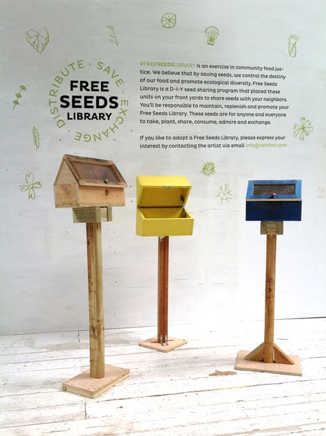 Seed Library Ideas, Free Seed Library, Community Library Boxes, Diy Little Free Library, Diy Little Free Library Easy, Cozy Living Room Decor Ideas, Free Seeds, Little Free Pantry, Seed Exchange