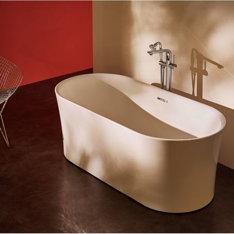 Sade 67" x 32" Freestanding Air Bathtub Cheap Bathtubs, Reglaze Bathtub, Bathtub Cleaner, Water From Air, Air Bathtub, Wall Mounted Bathroom Sinks, Walk In Bath, Slipper Tubs, Refinish Bathtub