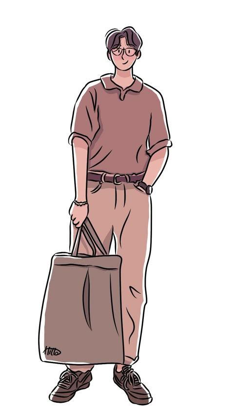 Drawing by Hillo Dad Outfits, Tshirt Drawing, Inspiration For Work, Wallpaper Wa, Tshirt Illustration, Shirt Drawing, Illustration People, Mysterious Girl, Men Art