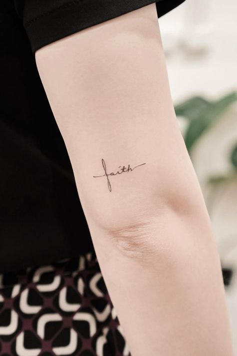 Consistency Tattoo Ideas, Consistency Tattoo, One Word Tattoo Ideas, 1 Word Tattoos, Tattoos About Healing, Minimalist Cat Tattoo, Small Compass Tattoo, Simple Tattoo Ideas, One Word Tattoo