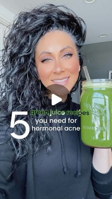 Evie Kevish on Instagram: "🆘 Save my radiant skin 3-ingredient green juice recipes tailored for hormonal acne relief! 

🌿 Comment juice if you’re ready to learn juice therapy to help heal your acne 🌿 

1. 🌿 Clear Skin Citrus Boost
 🥬 4 Kale
🥒 3 Cucumbers
🍋  4 Lemons 

✅ Kale’s antioxidants combat inflammation, cucumber hydrates, and lemon detoxifies, reducing hormonal acne triggers.

2. 🍏 Balancing Green Apple Elixir
🌿 2 cups of Spinach
🍏 2 Green Apples 
🌿 6 Celery
 
✅ Spinach’s nutrients promote hormonal balance, green apple’s vitamins nourish, and celery’s hydration aids in skin clarity.

3. 🥒 Detoxifying Cucumber Mint Splash
🥒 3 Cucumber 
🌿 Mint
🫚 Ginger
 
✅ Cucumber soothes, mint’s anti-inflammatory properties calm skin, and ginger detoxifies, targeting hormonal acne con Green Juice For Clear Skin, Acne Triggers, Hormone Harmony, How To Regulate Hormones, Green Juice Recipes, Hormonal Balance, Green Apples, Juicing For Health, Vegan Eats