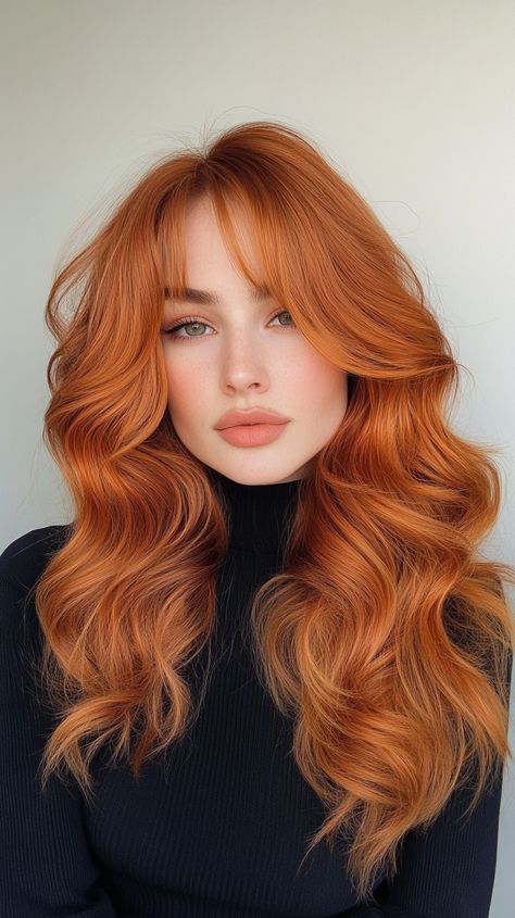 Best Copper Hair Colors: 12 Must-Try Shades for Every Skin Tone - HairstylesIdeas - Discover Your Next Great Look Bold Copper Hair, Strawberry Copper Hair, Deep Copper Hair Color, Red Copper Balayage, Red Hair Copper, Light Copper Hair, Cowboy Copper Hair, Color Depositing Shampoo, Copper Balayage