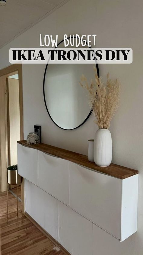 #ikeafurniturehacks #furnitureideas #hacks #ikeahacks Ikea Floating Cabinet, Ikea Trones, Ikea Shoe Cabinet, Small House Design Philippines, Home Interior Accessories, Floating Cabinets, Ikea Hack Ideas, Ikea Furniture Hacks, Diy Storage Cabinets