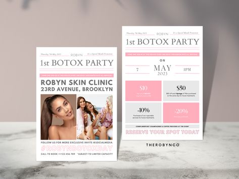 Diy Botox, Title Background, Instagram Advertisement, Beauty Flyer, Botox Filler, Awareness Poster, Invitation Flyer, Botox Fillers, Flyer Design Inspiration