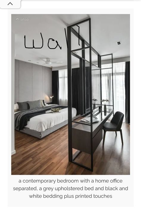 Simple House Interior Design, Hotel Room Design, Interior Minimalista, Interior Design Awards, Contemporary Bedroom Decor, Bed Desk, Small Room Bedroom, Contemporary Bedroom, Minimalist Bedroom