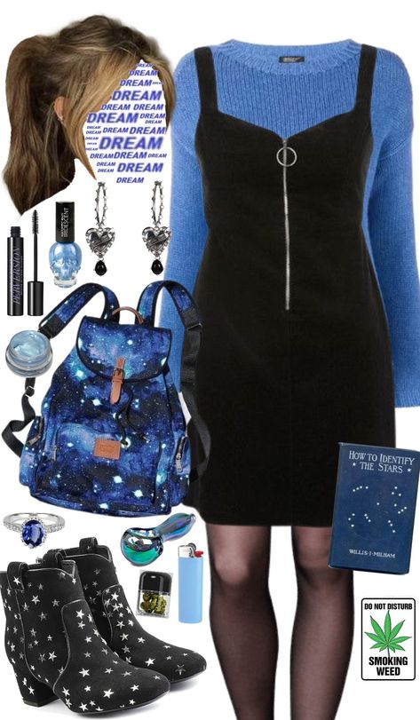 Academia Outfits, Color Mood, School Of Witchcraft, Jewelry Wardrobe, The Girl Next Door, Outfits Jewelry, Witchy Fashion, Cute Lazy Day Outfits, Grunge Fairy