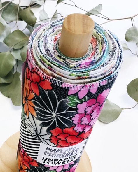 #colorful paper towels, #unpapertowels, #reusable paper towels, #ecofriendly home // #marleysmonsters How To Make Reusable Paper Towels, Backpack Sewing, Environmentally Friendly Gifts, Paper Sewing, Reusable Paper Towels, Unpaper Towels, Colorful Paper, Diy Home Cleaning, Low Waste