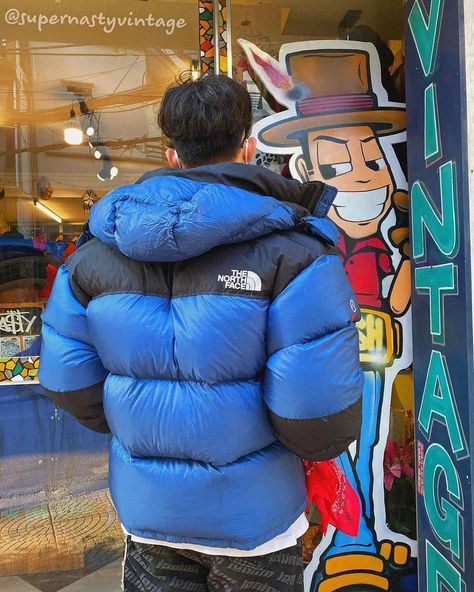 Blue Down Puffer Jacket, Huge Puffer Jacket, Bubble Jacket Outfit, Blue Down Puffer Jacket With Pockets, Bubble Jacket Men, Luxury Blue Men's Puffer Jacket, Outdoor Down Puffer Jacket With Double-lined Hood, Mens Down Jacket, Mens Puffer Jacket