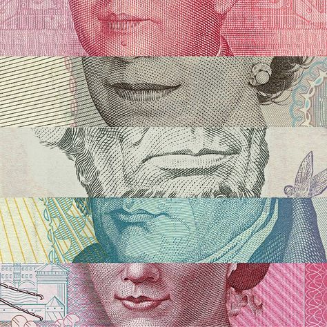 The New Yorker decodes the language of the finance industry: When it comes to discussing money, “incomprehension is a form of consent.” Graphic Design Money, Finance Moodboard, Money Poster Design, Money Art Design, Money Graphic Design, Money Moodboard, Money Artwork, Money Calling, Competition Logo