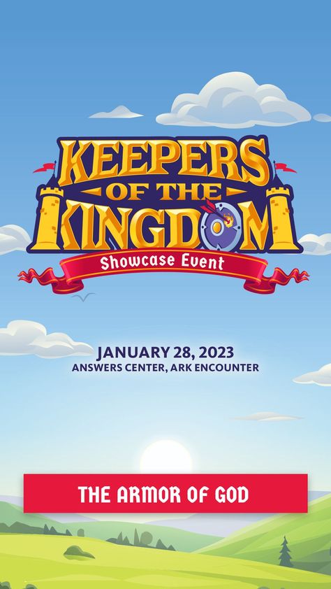 Answers In Genesis Vbs 2023, Keepers Of The Kingdom, Kingdom Vbs, The Ark Encounter, Christian Bulletin Boards, The Ark, Armor Of God, Science Experiment, Bible Lessons