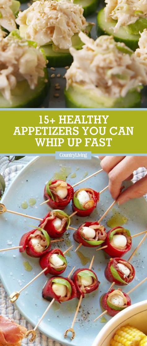 Healthy Party Snacks, Healthy Appetizers Easy, Appetizers For Kids, Light Appetizers, Fingerfood Party, Healthy Instant Pot Recipes, Party Finger Foods, Snacks Für Party, Easy Appetizer Recipes