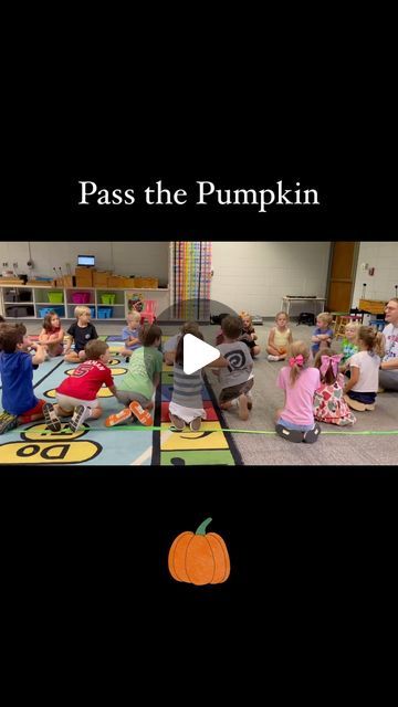 Edgewood Elementary Music on Instagram: "Pass the Pumpkin is an October favorite in every grade! These kindergarteners learned it today! 🎃

How cool is it that one class’s teacher stayed for music? We loved how Mrs. Isley played games and sang with us today! 

📍 Mrs. Wall and Mr. Walls’ combined music classes

@happiestkonearth @mthomas.class" Pass The Pumpkin Game, Pass The Pumpkin, Meeting Games, October Favorites, Pumpkin Games, Music Classes, Spooky Stuff, Montessori Classroom, Fall Theme