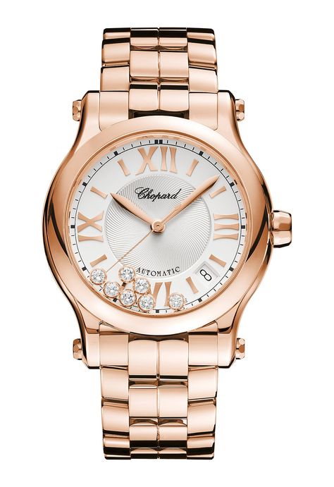 Chopard Watch, Swiss Army Watches, Luxury Gifts For Her, Roman Numeral, Stylish Watches, Mechanical Movement, Two Tone Watch, Bezel Diamond, Beautiful Watches