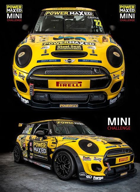 The new 2015 Mini Challenge Gen 3 F56 BMW MINI Race Cars all use obp Motorsport… Mini Cooper Sport, Mini Cooper Custom, New Mini Cooper, Bmw 2002 Tii, Mini Cooper Classic, Mini Copper, Van Wrap, Mini Cooper Countryman, John Cooper Works