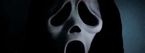 Scream Twitter Banner, Scream Facebook Cover, Ghostface Youtube Banner, Ghostface Cover Photo, Ghostface Pc Wallpaper, Ghostface Banner, Scream Banner, Ghostface Aesthetic, Film Facts