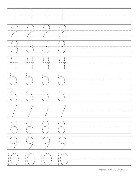 Kindergarten Worksheets Free Printables Handwriting Practice, Writing Numbers 1-10 Kindergarten, Tracing Numbers Free Printable 1-10, Number Practice Preschool, Kid Worksheets, Writing Practice Kindergarten, School Sheets, Number Writing Worksheets, Writing Practice Preschool