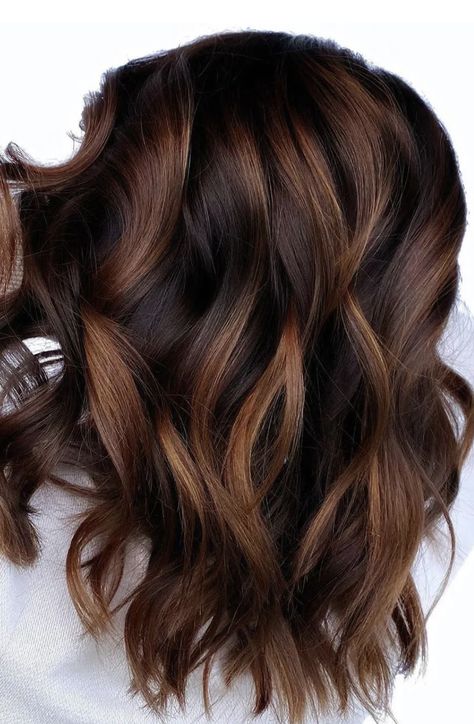 Hair Lights, Cherry Hair Colors, Natural Brown Hair, Highlights For Dark Brown Hair, Auburn Highlights, Beige Hair, Honey Brown Hair, Hair Color Caramel, Brunette Hair With Highlights