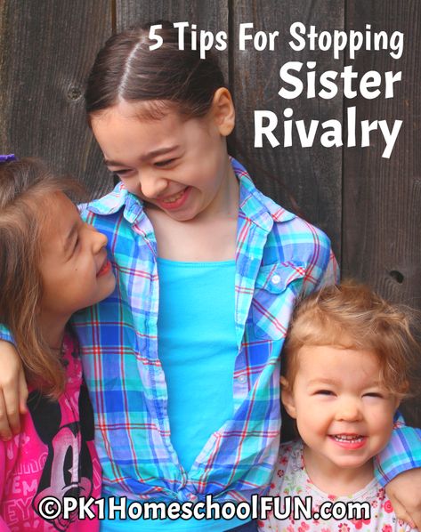 Tips For Stopping Sister Rivalry - PK1HomeschoolFUN Free Kindergarten Printables, Science Printables, Free Homeschool Printables, Free Preschool Printables, Sibling Relationships, Fun Organization, Kindergarten Printables, Parenting Tools, Sibling Rivalry