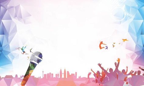 Concert performance background picture Singing Background Wallpaper, Singing Background, Singing Contest, Concert Performance, School Images, Hand Drawn Wedding, Music Backgrounds, Frame Background, Graphic Design Background Templates