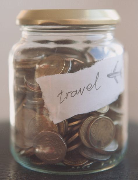 Saving Money Jars, 2023 Vision Bored, 2023 Dream Board, Dream Bored, Dream Jar, Travel Jar, Money Saving Jar, Vision Board Diy, Coin Jar