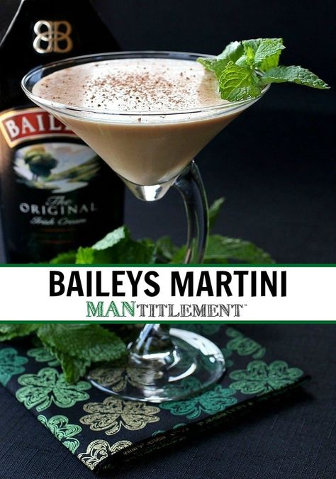 Try this Baileys Martini for a delicious dessert cocktail or for happy hour! #martinirecipe #baileys #dessertdrinks #cocktailrecipes Sweet Martini Recipes, Baileys Martini, Sweet Martini, Baileys Cocktails, Chocolate Vodka, Caramel Vodka, Coctails Recipes, Chocolate Martini, After Dinner Drinks