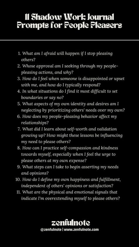 Boundary Questions, People Pleasing Journal Prompts, Overcome People Pleasing, Values Questions, Shadow Work Journal Prompts Self Discovery, Shadow Work Self Discovery, People Pleaser Journal Prompts, Shadow Work For Insecurity, Journal Prompts For People Pleasers