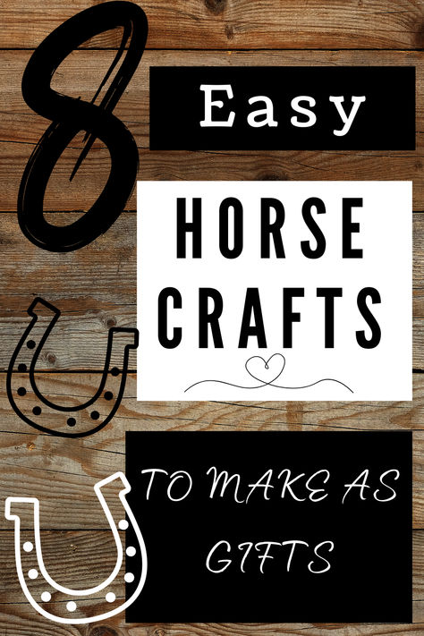 DIY horse crafts for all ages. Horse crafts that are easy to make. DIY gifts for birthdays or Valentines Day for equestrians. Are you looking for personalized DIY gifts for horse lovers? Do you want to make a DIY gift or craft that is unique and customized for the special horse person in your life? Here are 8 fun projects. Click to see them all! Equestrian Decor Diy, Diy Horse Saddle Rack, Diy Horse Room Decor, Horse Projects For School, Sewing For Horses, Equestrian Sewing Projects, Horse Show Crafts, Cowboy Themed Crafts, Diy Horse Gifts Ideas