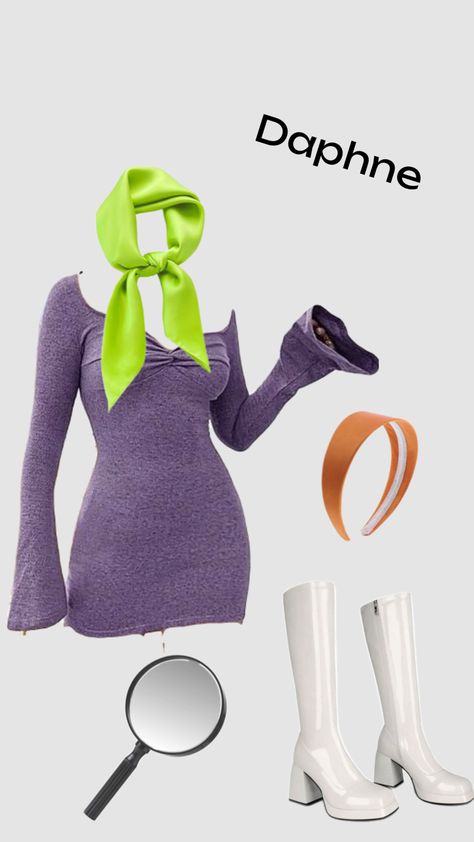 #daphne #scoobydoo #halloweencostume Daphne Costume, Daphne Blake, Costume Inspo, Halloween Inspo, Halloween Decorations Indoor, Scooby Doo, Lilly Pulitzer, Halloween Costume, Halloween Decorations