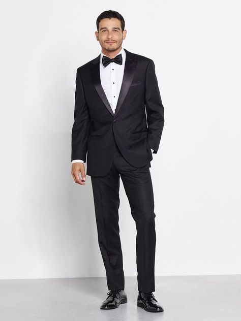 The Best Places to Shop for Groom Attire Online | Junebug Weddings Father Of The Bride Attire, Navy Tuxedos, Groom Suits, Bride Attire, Mens Wedding Attire, Black Suit Wedding, Memorable Wedding, Black Tux, Tuxedo Wedding