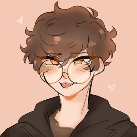 gogy with glasses from recent stream. tiktok: @beeiscringe insta&twitter: @x3beexd Fluffy Hair, A Drawing, The Story, Hair