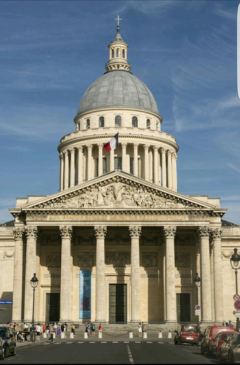 Pantheon & Paris... Paris Pantheon, Pantheon Paris, French Cathedrals, Iron Handrails, St Pauls Cathedral, Architecture Drawing Art, Baroque Architecture, Urban City, Historical Architecture