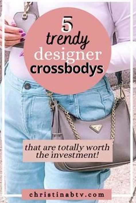 These are the best designer bags for women that are crossbody bags! If you love designer women's bag ideas then you need a good crossbody bag in your designer handbag collection! Let me share with you the best designer bags to buy if you need a small crossbody bag! Luxury Handbags 2022 Trends, Best Luxury Handbags 2022, Designer Handbag Outfit, Hottest Designer Bags, Womens Handbags 2022, Trending Handbags 2022, Trending Purses Handbags 2022, Trending Purses 2022, Purses And Handbags 2022 Trends