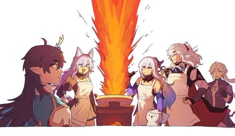 neto on X: "of five people, three blew up the kitchen #HonkaiStarRail https://t.co/BAtgSv63dG" / X Baiheng Honkai Star Rail, Jing Yuan, High Clouds, Star Rain, Star Blazers, Demon King Anime, Funny Phone Wallpaper, Art Station, Honkai Star Rail