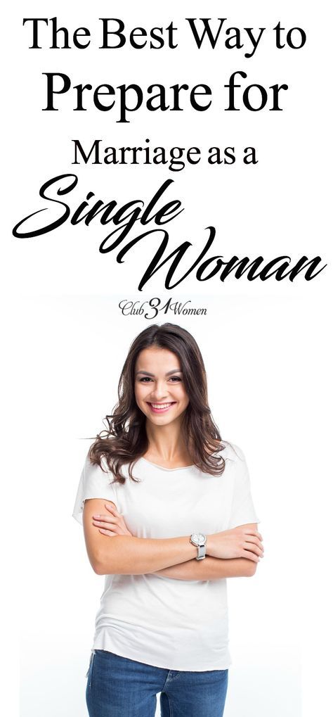 There are some wonderfully fruitful ways to prepare for marriage as a single woman. Preparing now can help you in your marriage later. via @Club31Women Prepare For Marriage, Preparing For Marriage, Christian Family, Dream Destination Wedding, Single Woman, Wedding Prep, Wedding Preparation, Ideal Wedding, Better Half