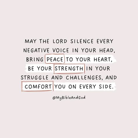 May the Lord, our stronghold and refuge, silence every negative voice in your head. Remember, “God is our refuge and strength, an ever-present help in trouble.” (Psalms‬ ‭46‬:‭1‬ ‭NIV) May His peace, which surpasses all understanding, guard your heart and mind. “And the peace of God, which transcends all understanding, will guard your hearts and your minds in Christ Jesus.” (Philippians‬ ‭4‬:‭7‬ ‭NIV) In times of struggle and challenges, lean on the Lord for He is your strength. “So do not ... God Is The Strength Of My Heart, The Lord Is My Refuge And Strength, The Peace Of God Which Surpasses, Lord Help Me Quotes Strength, God Is Our Refuge And Strength, God Is My Refuge And Strength, Philippians 4:4-7, Trust The Lord Quotes, God Put That Dream In Your Heart