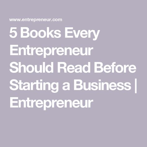 5 Books Every Entrepreneur Should Read Before Starting a Business | Entrepreneur Before Starting A Business, I Need Motivation, Book Outline, Norman Vincent Peale, Mental Attitude, Think And Grow Rich, Line Of Credit, Business Books, Overcoming Fear