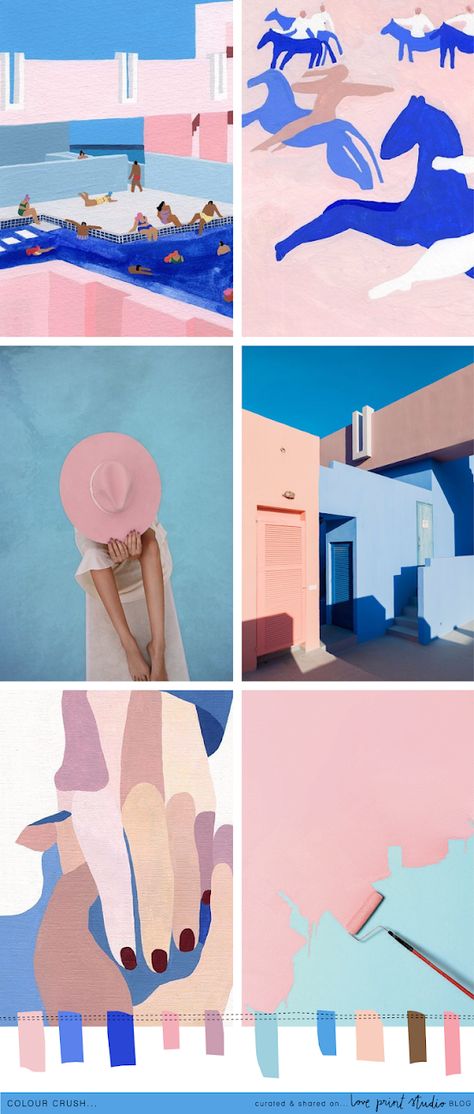 Colour crush... Paintings Tumblr, Colour Crush, Nature Color Palette, Trendy Art, Blue Color Schemes, Color Crush, Color Inspo, Retro Color, Color Textures