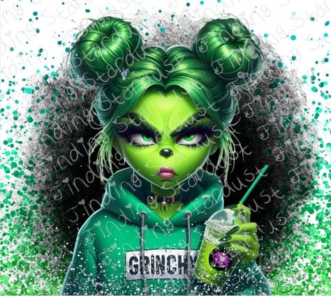 *DIGITAL FILE ONLY* *TWO DESIGNS* Sassy girl Grinch in green! You get the full design and the girl Grinch by herself. Female Grinch Art, Grinch Animation, Lady Grinch, Female Grinch, Cartoon Grinch, Grinch Pictures, Preppy Grinch, Girl Grinch, The Grinch Pictures