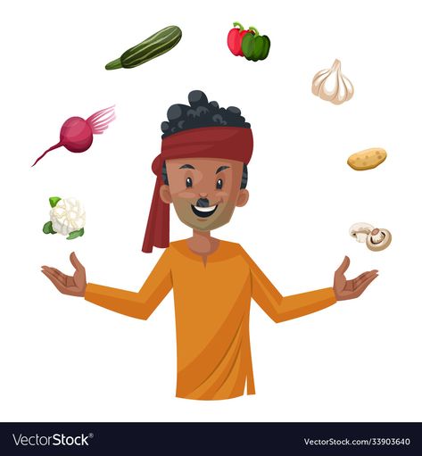 Vegetable Seller Drawing, Bulletin Board, Graphic Illustration, Adobe Illustrator, Jay, White Background, Vector Free, High Resolution, Craft Ideas