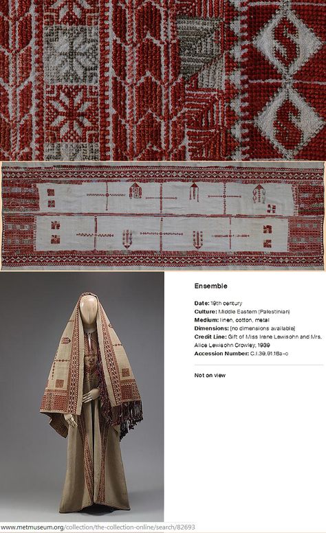 Islamic Middle Eastern Textiles - TextileAsArt.com, Fine Antique Textiles and Antique Textile Information Middle Eastern Embroidery, Arabic Textiles, Middle Eastern Patterns, One Piece Gown, Middle Eastern Fashion, Graphic Design Infographic, Arab Culture, Couture Sewing Techniques, Selling Antiques