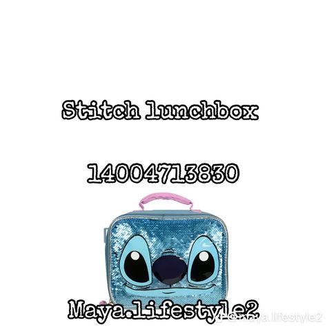 Stitch Roblox Codes, Bloxburg Lunch Box Codes, Backpack Decal Codes, Daycare Decals, Big Mansion, Preppy Kids Outfits, Baby Room Decals, Picture Codes, Baby Decals