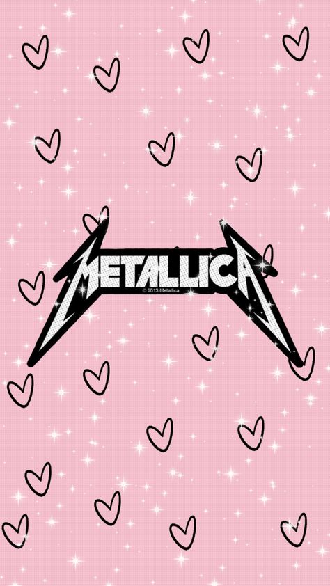 #Metallica #Rock #Pink #Heard #Tinsel My work Pink Rock Wallpaper, Rock Lockscreen, Metallica Background, Metallica Cartoon, Pink Rock Aesthetic, Metallica Wallpapers Aesthetic, Metallica Pfp, Metallica Aesthetic, Metallica Album Covers