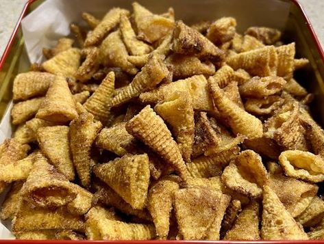 Cinnamon Bugle – Tnextrecipes Cinnamon Bugles Recipe, Sweet And Salty Bugles, Easy Cinnamon Bugles, Churro Bugle Snack, Cinnamon Sugar Bugles, Recipes With Bugles, Bugle Snacks, Churro Bugles, Bugles Recipes