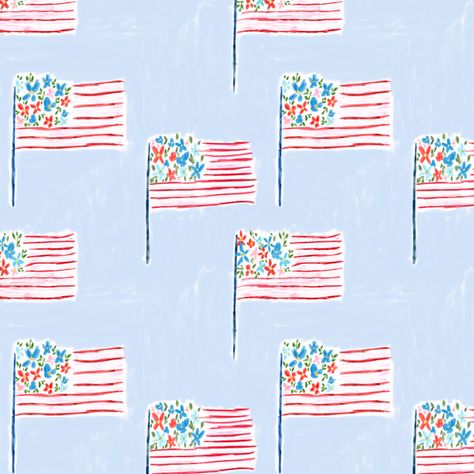 American Flags in Blue | Hawthorne Supply Co 4th Of July Wallpaper, Travel Crafts, American Flags, Indie Sewing Patterns, Macbook Wallpaper, Cute Patterns Wallpaper, Pretty Prints, Small Quilts, Modern Fabric