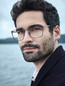 Mens Hair Glasses, Eye Frames Men, Specs For Round Face, Men Glasses Style, Specs For Men, Men With Glasses, Man Glasses, Round Face Men, Nerdy Guys