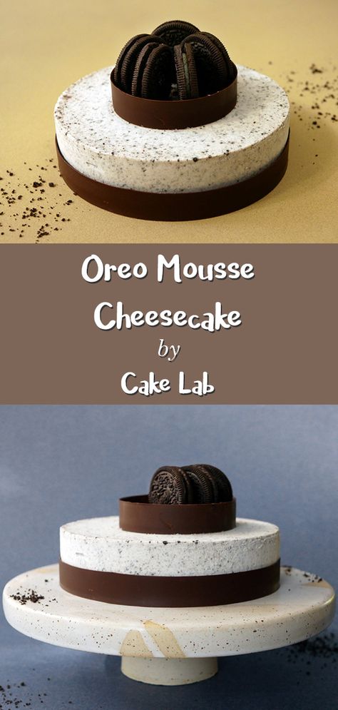 Oreo Mousse Cheesecake | Cake Lab Oreo Cake Decoration, Oreo Cake Balls, Oreo Mousse, Mousse Cheesecake, Oreo Cake Pops, Cream Cheese Oreo, Mousse Cake Recipe, Oreo Cream, Cheesecake Mousse