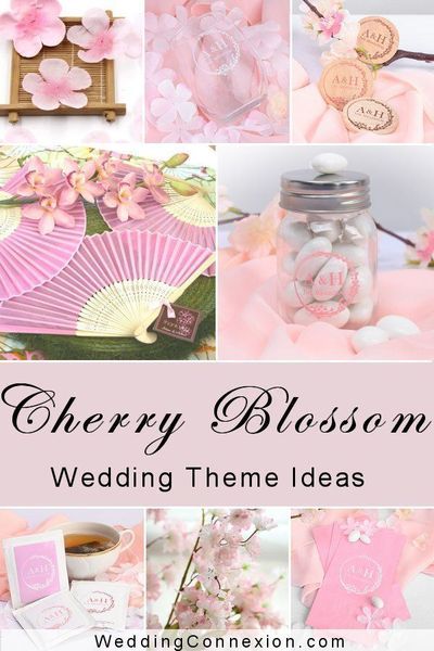 Anime Wedding Ideas, Pink And White Wedding Theme, White Wedding Theme Ideas, Blossom Wedding Theme, Cherry Blossom Wedding Centerpieces, Cherry Blossom Wedding Favors, Cherry Blossom Wedding Decor, Heart Themed Wedding, Cherry Blossom Wedding Theme