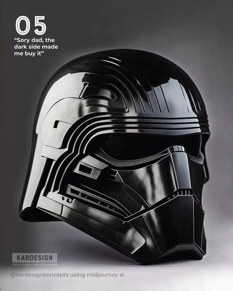 Futuristic Alien 👽 👾 Model Helmets that are at NEXT LEVEL Alien Helmet, Sith Mask, Star Wars Helmets, Storm Trooper Helmet, Cool Bike Helmets, Mid Term, Skull Helmet, Darth Vader Helmet, Star Wars Helmet